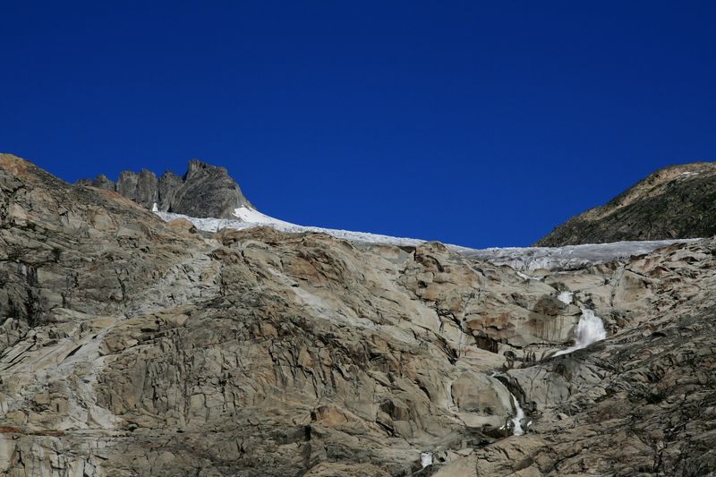 Montée de Gletsch à La Furka, photo prise par Alain Bouvet © en 2004