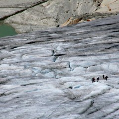 Excursion au glacier du Rhône